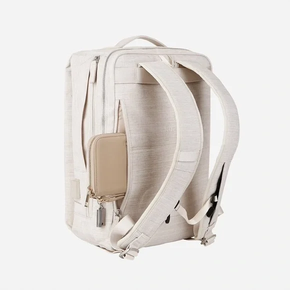 Nordace Siena II Travel Backpack in cream - Picture 4 of 9